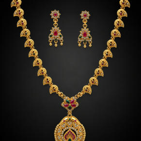 Necklace with Gold Color Pendent